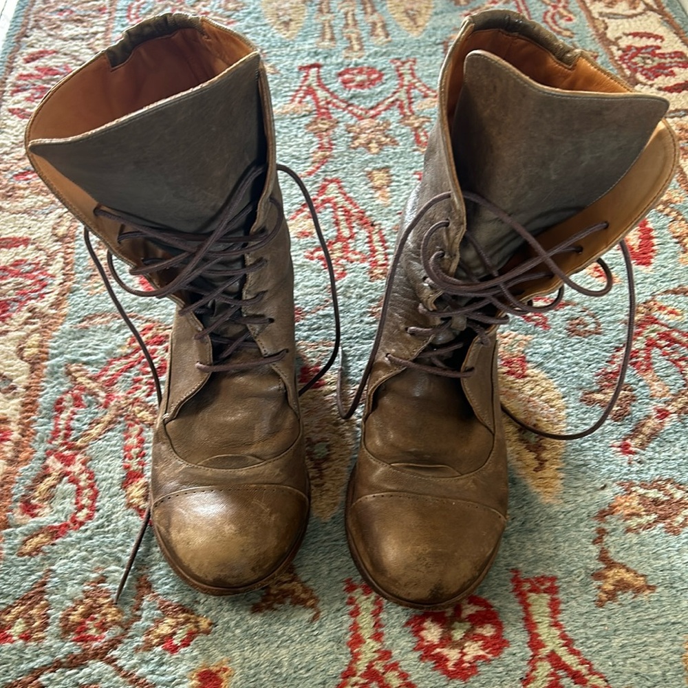 Brown Leather Boots